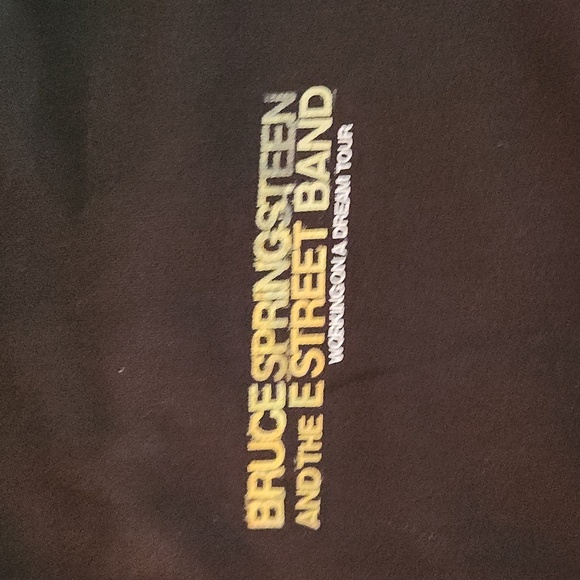 Bruce Springsteen Jacket E Stream band hoodie size 2x working on a dream tour - Picture 2 of 9